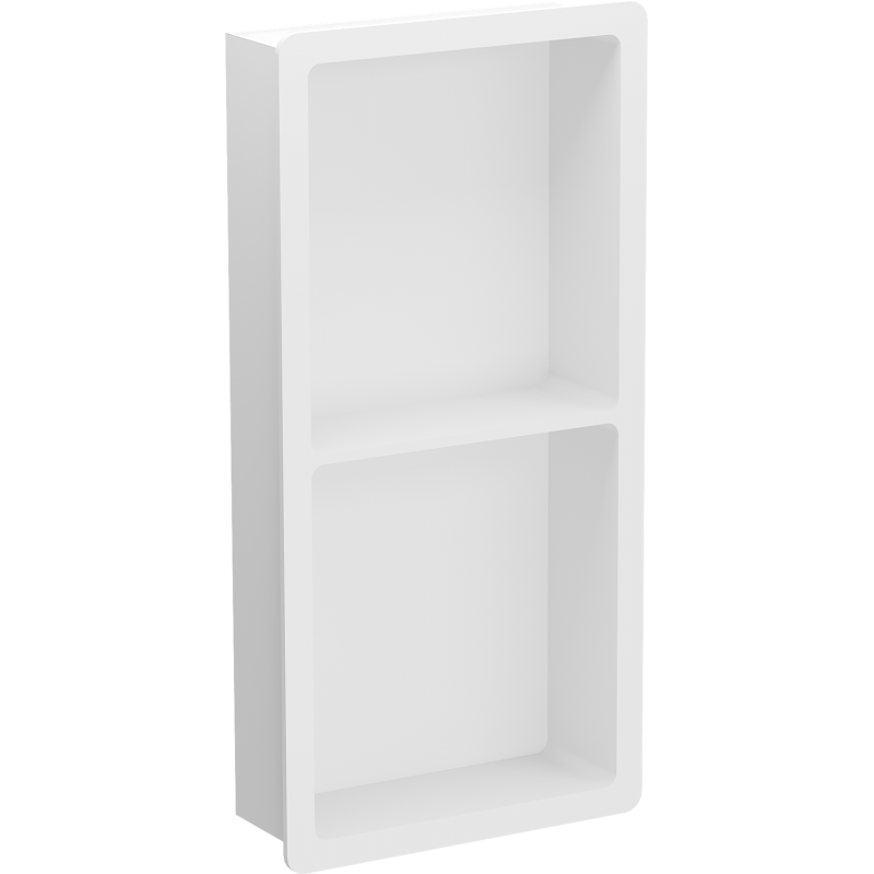 Mexen X-Wall-K recessed shelf made of conglomerate 62.2 x 30.7 cm, white - 1900623010