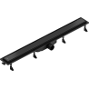 Mexen Flat ABS linear drain 2-in-1 70 cm, black - 1769070