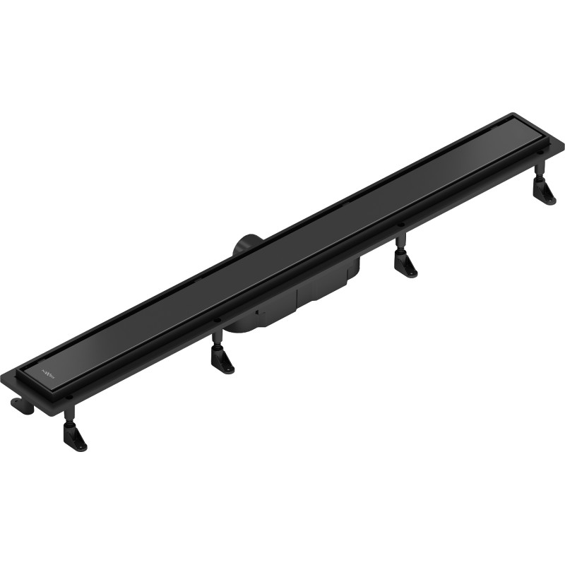 Mexen Flat Abs Flat ABS linear drain 2-in-1 70 cm, black - 1769070