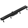 Mexen Flat Abs Flat ABS linear drain 2-in-1 70 cm, black - 1769070