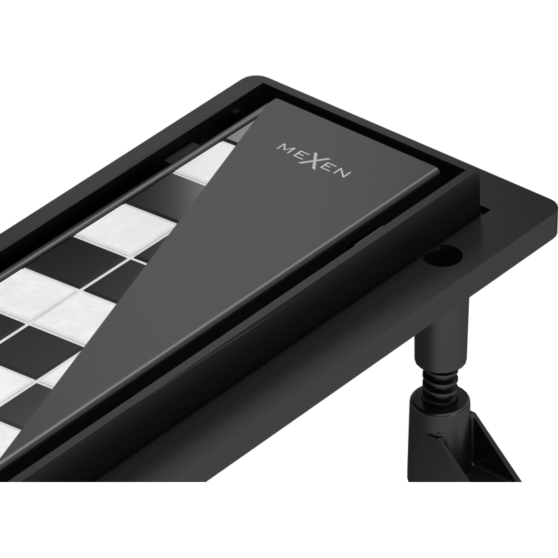 Mexen Flat ABS Linear Drain 2in1 80 cm, Black - 1769080