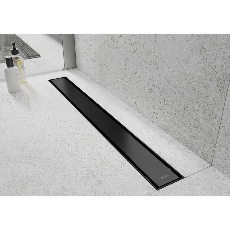 Mexen Flat ABS Linear Drain 2-in-1 60 cm, Black - 1769060