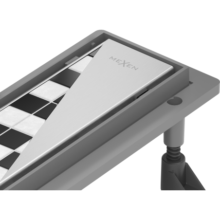 Mexen Flat Abs Flat ABS linear drain 2-in-1 60 cm, inox - 1069060