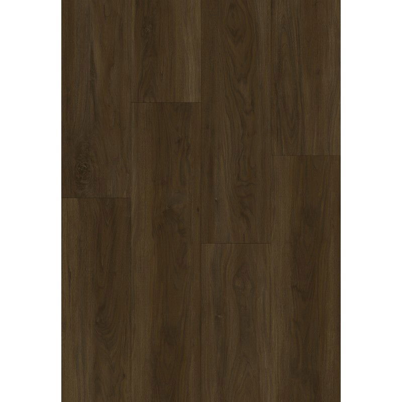 Mexen Henderson vinyl panels 1240 x 182 mm SPC 6.5 mm, IXPE underlay 1.5 mm, 4 V-Groove, Walnut - F1085-1240-182-505-4V1-02