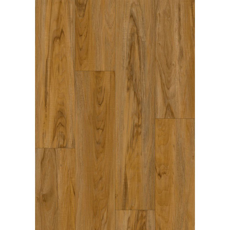Mexen Norfolk Vinyl Panels 1240 x 182 mm SPC 6.5 mm, IXPE Underlay 1.5 mm, 4 V-Groove, Teak - F1093-1240-182-505-4V1-08