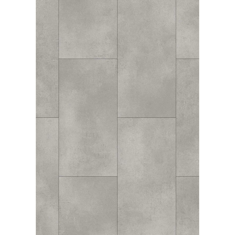 Mexen Imperial Grey vinyl panels 610 x 305 mm SPC 6.5 mm, IXPE underlay 1.5 mm, 4 V-Groove, Concrete - F1154-0610-305-505-4V1-90