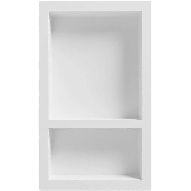 Mexen X-Wall-S recessed shelf SMC with flange 68.6 x 40.7 cm, white - 1901694109