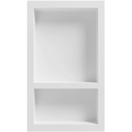 Mexen X-Wall-S recessed shelf SMC with flange 68.6 x 40.7 cm, white - 1901694109