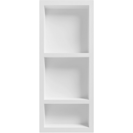 Mexen X-Wall-S SMC Recessed Shelf with Flange 99.1 x 40.7 cm, White - 1901994109
