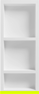 Mexen X-Wall-S SMC Recessed Shelf with Flange 99.1 x 40.7 cm, White - 1901994109