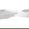 Mexen X-Wall-S corner wall shelf SMC 20.5 x 20.5 cm, white - 1901202005