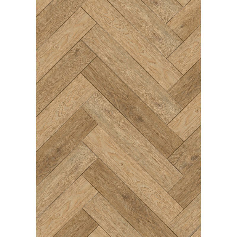 Mexen Sunset Hills vinyl panels herringbone 635 x 127 mm SPC 6.5 mm, underlay 1.5 mm, 4 V-groove, Oak