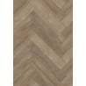 Mexen Windsor herringbone vinyl panels 635 x 127 mm SPC 6.5 mm, IPEX underlay 1.5 mm, 4 V-Groove, Oak