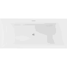 Mexen Vigo freestanding bathtub 178.5 x 80 cm, white, chrome drain - 51251788000-01