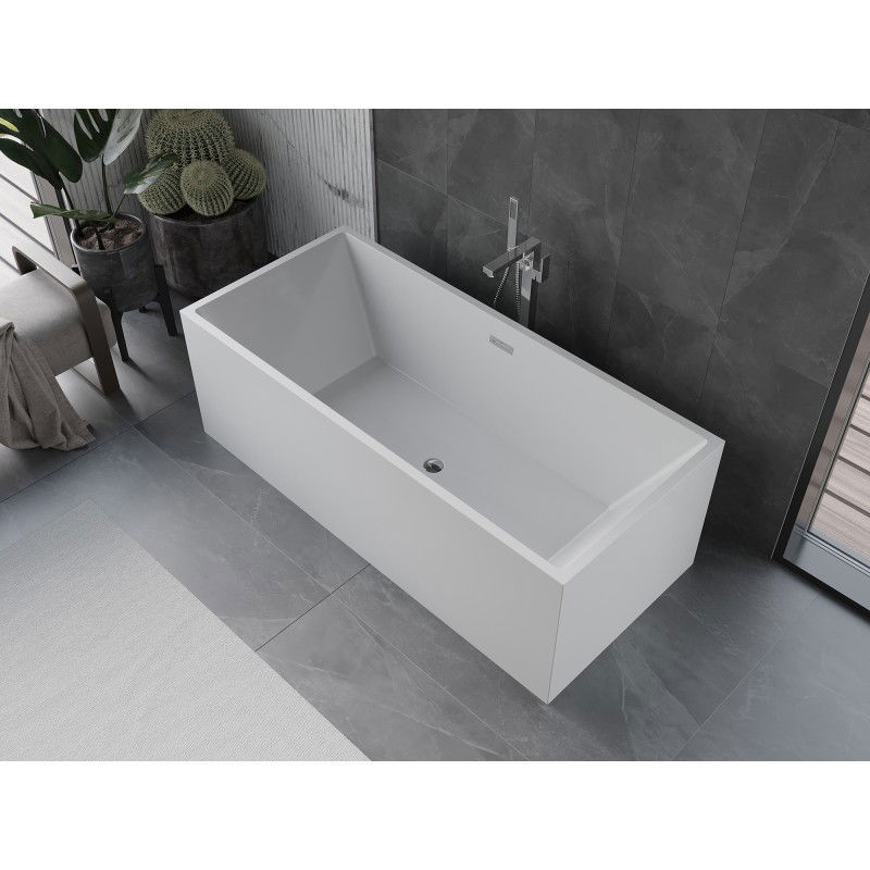 Mexen Vigo free-standing bath 178.5 x 80 cm, white, chrome overflow - 51251788000-01