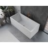 Mexen Vigo freestanding bathtub 178.5 x 80 cm, white, overflow rose gold - 51251788000-60