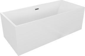 Mexen Vigo freestanding bathtub 178.5 x 80 cm, white, gun metal overflow - 51251788000-95