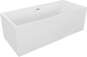 Mexen Vigo freestanding bathtub 178.5 x 80 cm, white, brushed nickel overflow - 51251788000-97