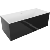 Mexen Vigo freestanding bathtub 178.5 x 80 cm, white/black, white overflow - 51251788075-20
