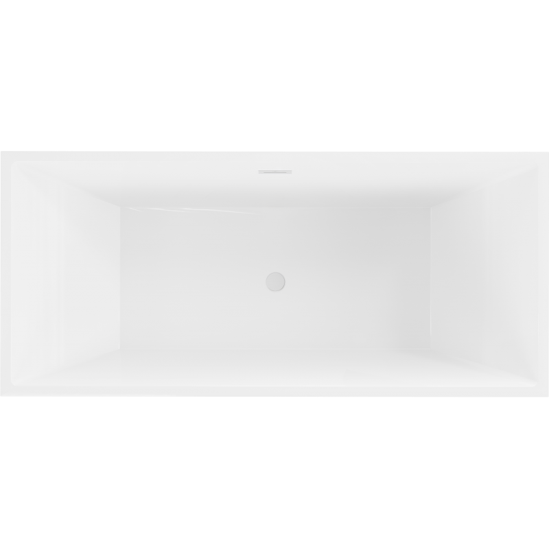 Mexen Vigo freestanding bathtub 178.5 x 80 cm, white/black, white overflow - 51251788075-20