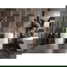 Mexen Ajax-02 freestanding washbasin made of conglomerate 45 x 45 cm, matte white - 26514500