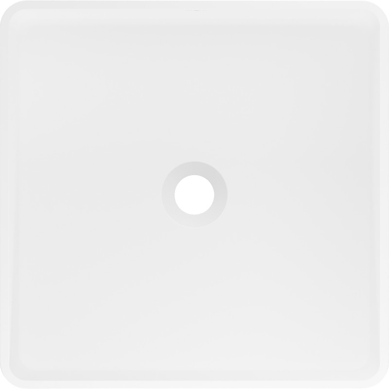 Mexen Adora freestanding washbasin made of conglomerate 45 x 45 cm, white matte - 26564500