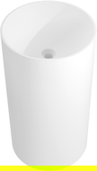 Mexen Ajax-01 freestanding washbasin made of conglomerate 45 x 45 cm, matte white - 26504500