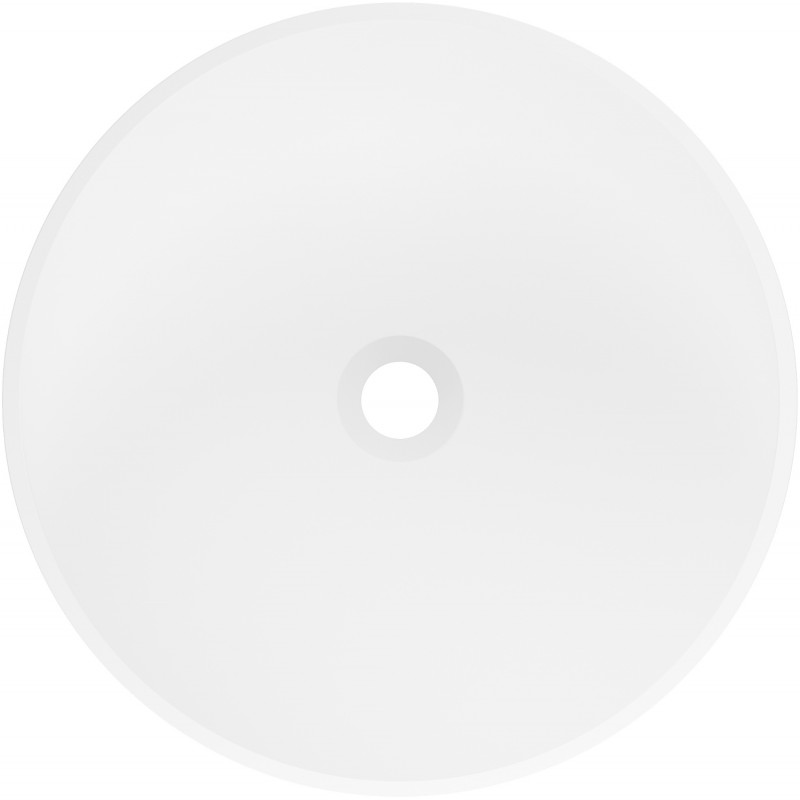 Mexen Ajax-01 freestanding washbasin made of conglomerate 45 x 45 cm, white matt - 26504500