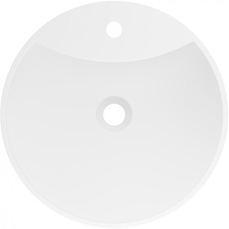 Mexen Ajax-02 freestanding basin made of conglomerate 45 x 45 cm, matte white - 26514500