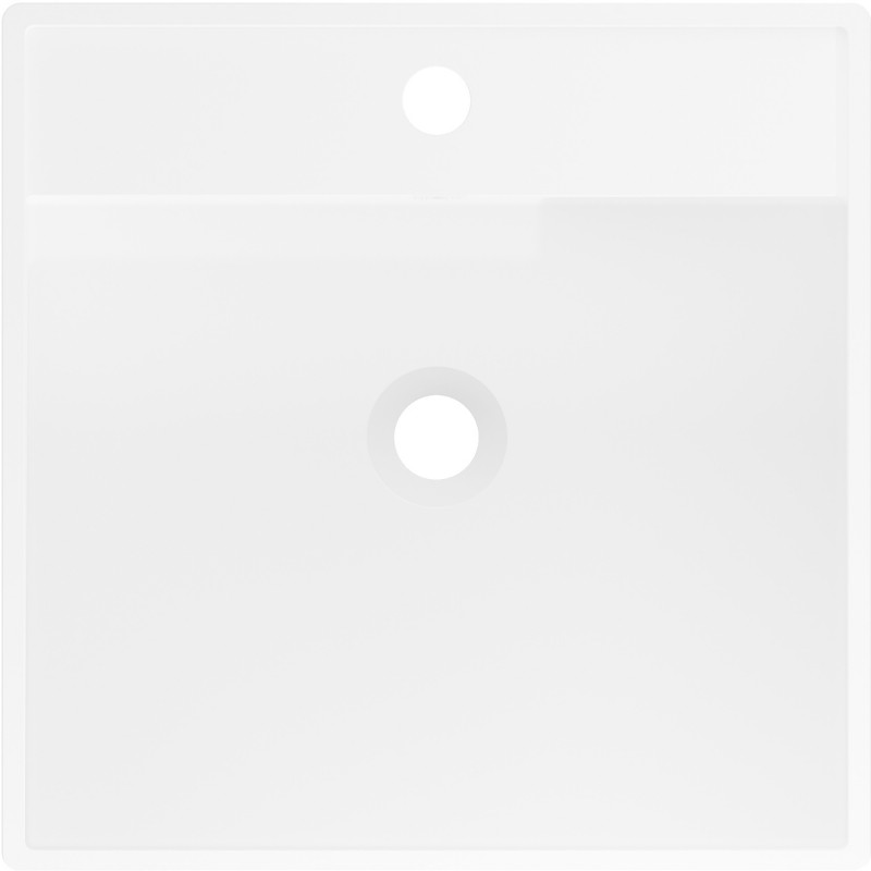 Mexen Belen freestanding basin made of conglomerate 45 x 45 cm, matte white - 26604500