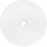 Mexen Onyx-03 freestanding washbasin made of conglomerate 45 x 45 cm, white matte - 26534500