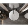 Mexen Onyx-03 freestanding washbasin made of conglomerate 45 x 45 cm, white matte - 26534500