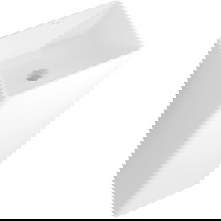 Mexen Adora freestanding washbasin made of conglomerate 45 x 45 cm, white matte - 26564500