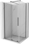 Mexen Velar sliding shower cabin 100 x 70 cm, transparent, gun metal - 871-100-070-01-95