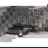 Mexen Velar sliding shower cabin 100 x 70 cm, transparent, gun metal - 871-100-070-01-95