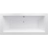 Mexen Cube rectangular bathtub 180 x 80 cm with panels, White - 55051808000X
