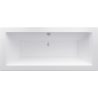 Mexen Cube rectangular bathtub 170 x 80 cm with casing, white - 55051708000X
