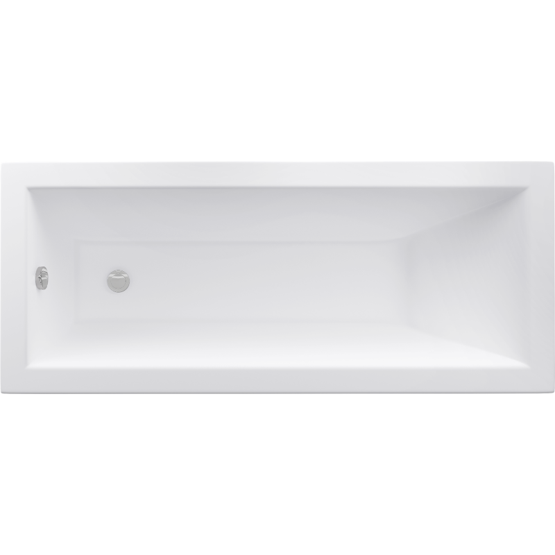 Mexen Cubik rectangular bathtub 170 x 70 cm with casing, white - 55031707000X