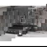 Mexen Velar sliding shower enclosure 120 x 110 cm, transparent, gun metal - 871-120-110-01-95