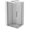Mexen Velar sliding shower enclosure 120 x 100 cm, transparent, gun metal - 871-120-100-01-95