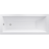 Mexen Cubik rectangular bathtub 150 x 70 cm with panels, White - 55031507000X