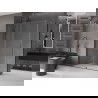 Mexen Velar sliding shower cabin 140 x 85 cm, transparent, gun metal - 871-140-085-01-95