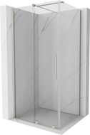 Mexen Velar sliding shower enclosure 90 x 70 cm, transparent, brushed nickel - 871-090-070-01-97