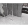 Mexen Velar sliding shower cabin 90 x 110 cm, transparent, brushed nickel - 871-090-110-01-97
