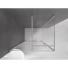 Mexen Velar sliding shower cabin 90 x 110 cm, transparent, brushed nickel - 871-090-110-01-97