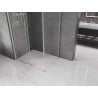 Mexen Velar sliding shower cabin 90 x 110 cm, transparent, brushed nickel - 871-090-110-01-97