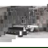 Mexen Velar sliding shower cabin 100 x 100 cm, transparent, brushed nickel - 871-100-100-01-97