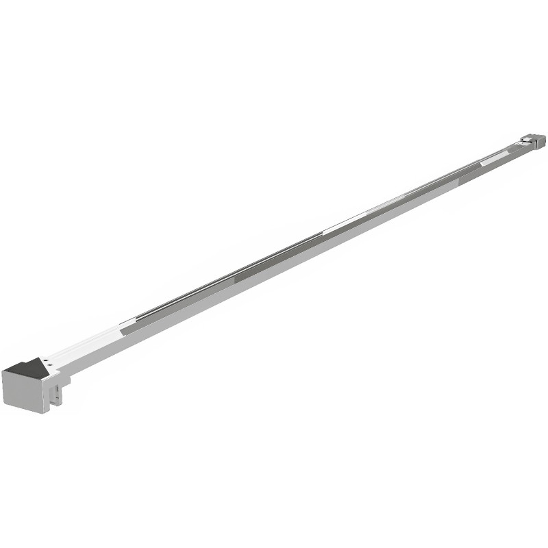 Mexen Uni-P1 Straight support bar for shower screen, 6–8 mm, chrome - 800-01-01