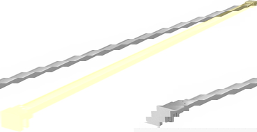 Mexen simple bracket for shower screen 6-8 mm, brushed gold - 800-01-55