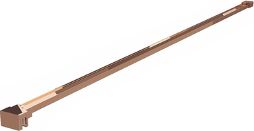 Mexen bracket for shower wall, rose gold - 800-01-60